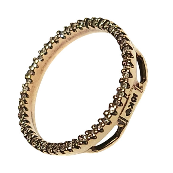 0.42 ct Diamond 10K Circle of Life Pendant - Picture 12 of 13